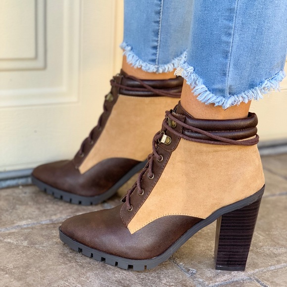 Tortuga Heeled Lug Sole Combat Boots - Picture 2 of 8